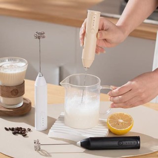 手持電動家用攪拌器打蛋器小型迷你咖啡奶茶攪拌器半自動奶油充電3.6.5