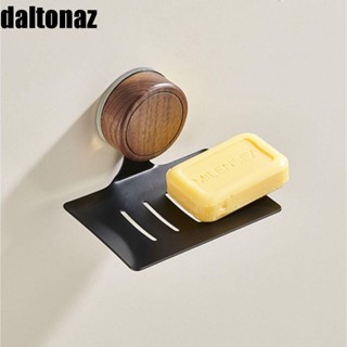 DALTONA1/2件浴室肥皂盒,塑膠壁掛自排水皂盒,衛生間肥皂架吸盤免打孔便攜式海綿容器馬桶
