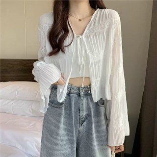 M-4XL現貨 大尺碼小外套女 超仙防曬小外套女夏透氣薄外套短版上衣設計感小眾時尚外搭防曬衣服微胖大尺碼女裝