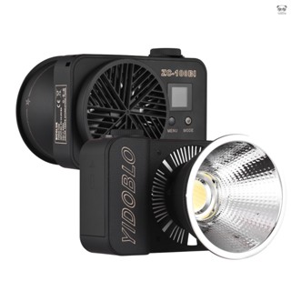 YIDOBLO 100W 雙色溫頻道燈 LED攝影燈 2700K-7500K色溫可調整 兩種供電方式 超強散熱 帶顯示屏
