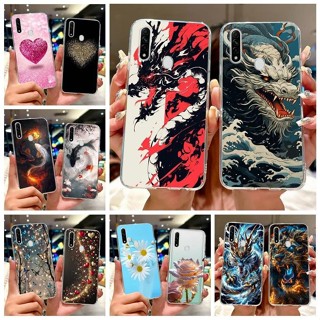 適用於 Oppo A31 2020 手機殼 CPH2015 酷龍時尚彩繪保護套軟矽膠手機殼適用於 Oppo A8 201