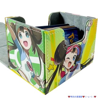 店長推薦 臺灣發貨 寶可夢 鳴依 皮質收納盒 卡盒 PTCG 萬智 WS 官方DIY 桌遊大容量 卡牌收納盒 贈分隔片