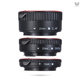 Andoer 可自動對焦近攝接圈 13mm,21mm,31mm近攝接圈套裝 適用於35mm卡口單眼 相容所有佳能EF/E