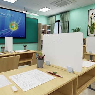 熱銷 加厚學生課桌考試隔斷擋板專用辦公桌面屏風擋板書桌隔板桌子配件