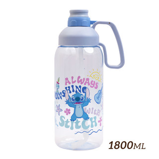 HOUSUXI迪士尼史迪奇Tritan大容量水瓶/ 1800ml eslite誠品