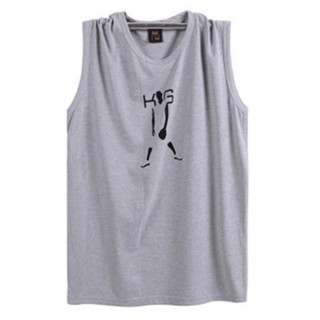 【M-6XL】夏季圓領潮流帥氣百搭大尺碼無袖上衣 純棉背心運動健身背心無袖背心 現貨