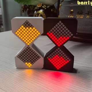 BARR1YDIY數字沙鍾,帶重力感應1-30分鐘定時器LED電子沙漏,減壓玩具網路風格夜光沙漏
