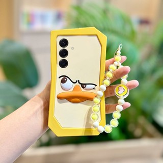 適用三星GalaxyS24手機殼S23Ultra搞怪冰塊鴨S24 可愛S22 卡通ins