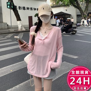 【梨卡】隔日到貨 女裝 罩衫 上衣 防曬長袖 長袖 露背罩衫 夏天上衣 海邊罩衫 度假長袖 韓版GA674【現貨24H】