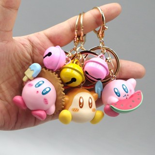 現貨 3款整套 任天堂遊戲 星之卡比 Kirby 瓦多迪 鈴鐺鑰匙扣 夏日炎炎西瓜 Q版公仔人偶模型玩具手辦擺件娃娃禮物