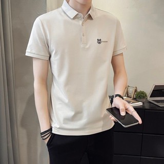 TopMan polo衫男 短袖 刺繡danger胸標韓版休閒短袖 男生短袖 翻領上衣