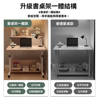 【可開發票】升降桌 床邊桌 電腦桌 書桌 折疊桌 升降邊桌 升降電腦桌 床邊電腦桌 小戶型電腦桌 簡易學生宿舍書桌家用