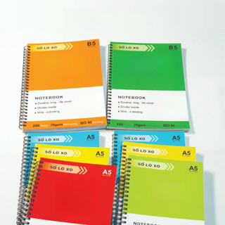 A5 - B5 橫線彈簧筆記本 UNI(100 頁 - 200 頁)