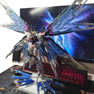 益智玩具，開髮大腦自由高達拚裝模型HG櫻花強襲自由命運紅異端機甲手辦MG獨角獸大班 39XA