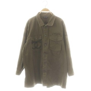 MILITARY MiLi 夾克外套 卡其色 軍事 日本直送 二手