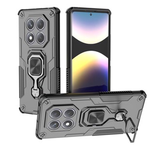 REDMI XIAOMI 0188 小米紅米 Note 14 Pro 5G 帶環形支架護甲殼,防刮防震,相容磁性支架