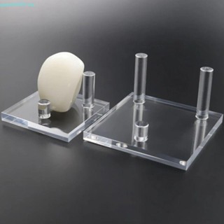 QUENTIN顯示畫架支架,亞克力清除顯示器支架,家居用品三個Peg小多用途珊瑚架收藏品