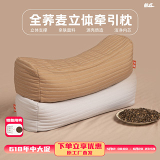 全蕎麥枕頭立體加高枕護頸承託肩頸睡眠枕學生頸椎枕承託頸枕20250608