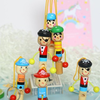 新品現貨兒童木質口哨幼兒園訓練嬰幼兒小玩具安全0-6歲寶寶卡通哨子禮物20250612