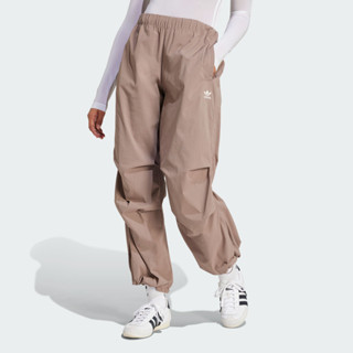 Adidas Ess S Para Pant JD0783 女 長褲 降落傘褲 運動長褲 休閒長褲 卡其 亞版