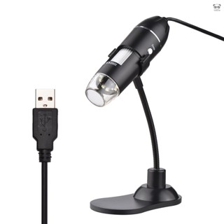 A8 1000X USB手持燈控高畫質電子顯微鏡 迷你便攜顯微鏡 數位放大鏡 8顆燈珠 帶軟管三腳架 適配電腦 適合學生