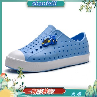 native 兒童 洞洞鞋 兒童 涼鞋 防滑 兒童 洞洞鞋 送卡通智必星 尺碼26-35