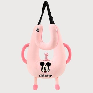 Disney/迪士尼兒童車用抱枕防勒脖多功能睡覺神器靠背墊車內睡枕CC250527