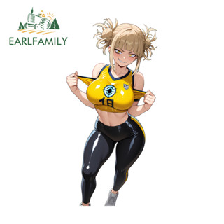 EARLFAMILY 我的英雄學院 Himiko Toga 汽車貼紙藝術個性防刮筆記本電腦 Windows JDM 貼花