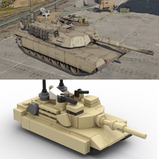 M1A1重型戰車MOC玩具拆裝模型餐桌裝飾收藏