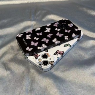 時尚 滿版 夢幻蝴蝶 浪漫 手機殼 新款 適用iPhone 16Pro 15Plus 7Plus 14ProMax 13