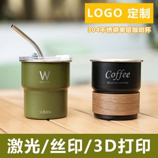 單層捲邊304不銹鋼水杯辦公咖啡杯可折疊啤酒杯戶外露營隨手杯