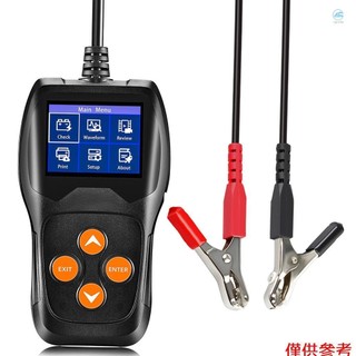 KONNWEI 專業汽車電池測試儀 (KW600) 啟動系統,充電系統 100-2000 CCA 220AH 汽車電池負