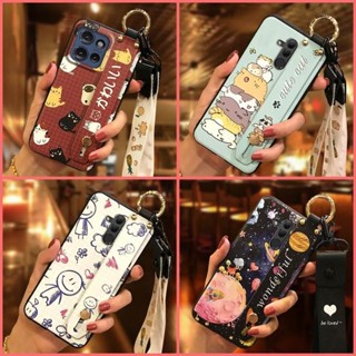 MOTO G 5G 2025 防塵支架防水手機支架掛繩後蓋可愛環保護耐用腕帶腕帶防震防汙軟殼手機殼