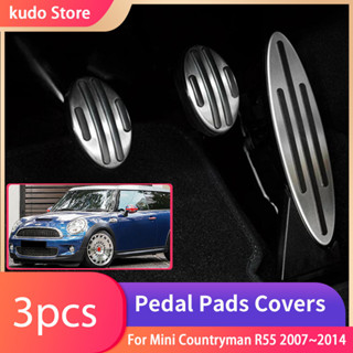 適用於 Mini Countryman R55 2007~2014 不銹鋼 MT 無鑽孔防滑腳踏板休息加速器託盤零件配件