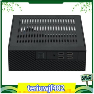 【●TI●]M10 Mini ITX 電腦機箱 HTPC 主機機箱 USB2.0 ITX 機箱辦公商務工業控制機箱易於安