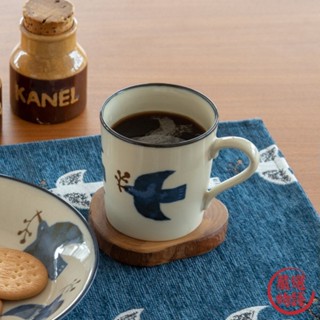 日本製 海鷗馬克杯 美濃燒 日式陶瓷杯 咖啡杯 水杯 茶杯 杯子 手把杯 牛奶杯 輕量杯 日本製 (SF-016012)