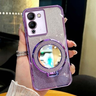 全新外殼手機殼 Infinix Note 12 G96 X670 矽膠軟手機殼保護套透明外殼鏡面磁吸支架蓋