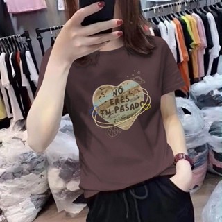 衣時尚 大碼上衣 短袖T卹 印花T卹 中大尺碼M-4XL新款印花短袖t卹圓領時尚寬鬆上衣-4080.