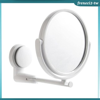 [FreneciecTW] 壁掛式化妝鏡,6 英寸單/雙面浴室放大鏡,圓形浴室配件