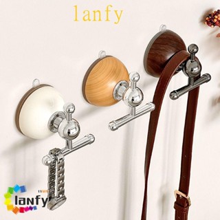 LANFY吸盤掛鉤,無痕防水的浴室毛巾掛鉤,可拆卸強力真空免打孔廚房收納掛鉤適用於鑰匙、絲瓜絡、包