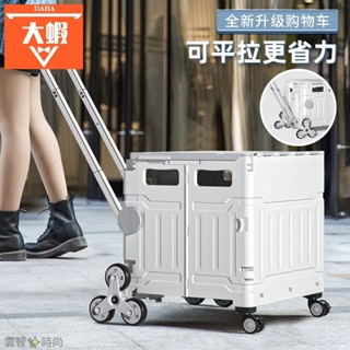 ✨2025家居收納超實✨折疊購物車 萬用推車✨小拉車✨摺疊手推車✨買菜車 置物推車 折疊推車 收納車 爬梯推車