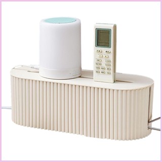 電纜管理盒電纜盒隱藏器整齊的電線隱藏器兒童防寵物友好的電源板和電線整理器 qiazhilvn