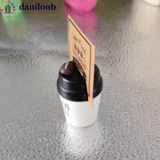 DANILO5件名片便條夾,時尚的咖啡杯形菜單檔案夾,桌面擺件創意木質的手工製作留言支架選單