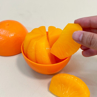 3D立體橘子大蒜拼圖積木創意禮物食材拼裝模型3-4歲5兒童益智玩具3D橙蒜拼圖積木創意禮物WQ20250611