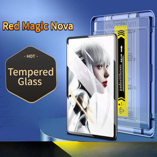 ZTE NUBIA 適用於中興努比亞紅魔 Nova 平板鋼化玻璃易於安裝玻璃無塵螢幕保護膜適用於努比亞 RedMagic