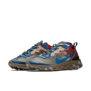 Undercover x Nike React Element 87 淺米紅 聯名 男鞋 BQ2718-200【Fash