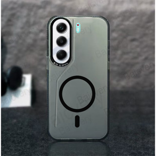 Tecno Camon 40 4G/40 Pro 4G/40 Pro 5G 銀色 IMD 保護套防震帶磁性貼紙手機殼