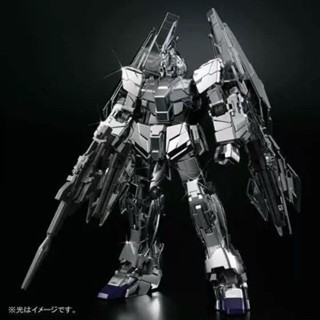 《現貨鋼彈》星動 鋼彈模型 PB限定 HGUC1/144 獨角獸3號機菲尼克斯 RC型銀色電鍍 高達拼裝模型GUNDAM