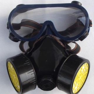 噴漆用防塵防煙口罩放毒防氧氣全臉防護罩臉罩面罩防毒面具全面罩