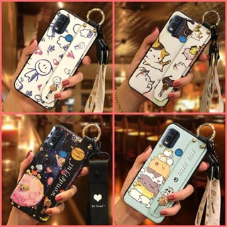 NOKIA 掛繩時尚設計手機殼適用於諾基亞 G11 Plus 腕帶可愛手機套環軟殼防震支架手機支架耐用防汙保護後蓋
